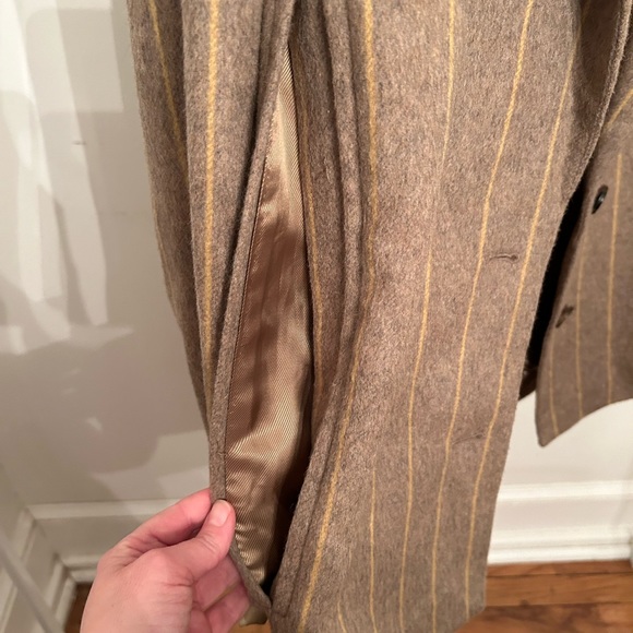 & Other Stories oversized pinstripe lined blazer. - Picture 3 of 7